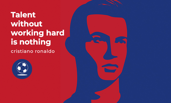 Christiano Ronaldo: An example of dedication and hard work, values promoted at The Beacon School