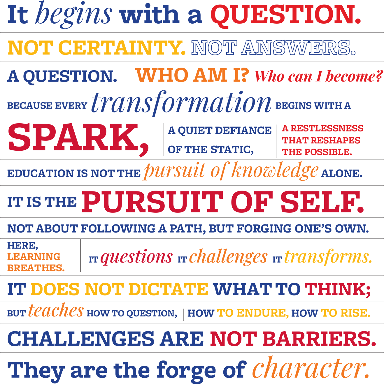 The Beacon School manifesto